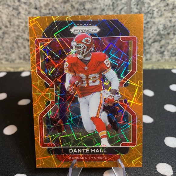 Dante Hall 2021 Panini Orange Lazer Prizm & 2007 Dwayne Bowe Rookie Card KC HOF - Picture 2 of 6